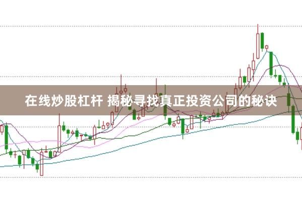 在线炒股杠杆 揭秘寻找真正投资公司的秘诀