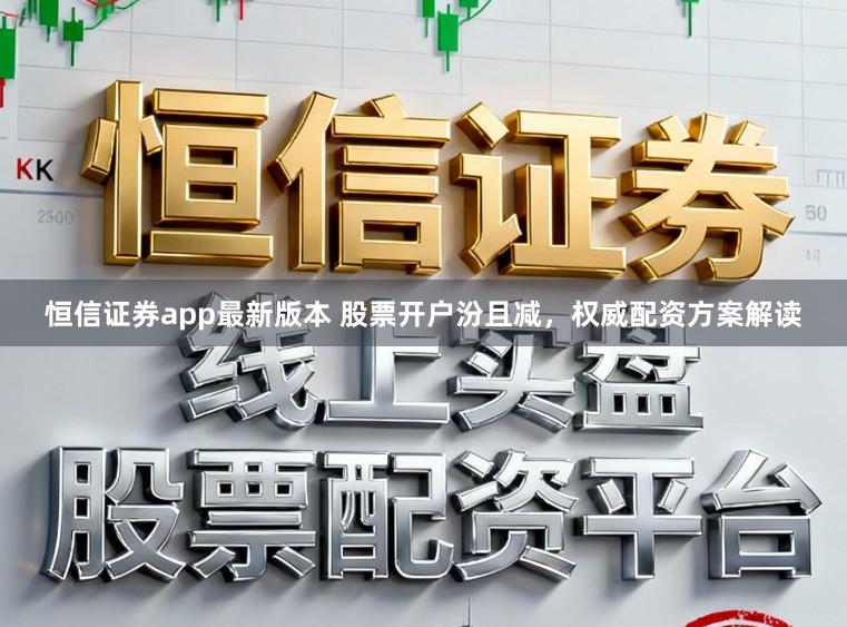 恒信证券app最新版本 股票开户汾且减,权威配资方案解读