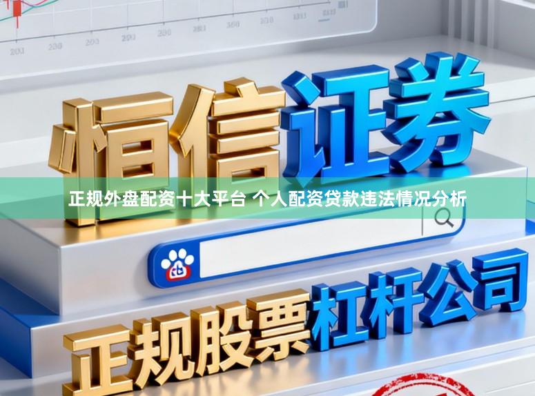 正规外盘配资十大平台 个人配资贷款违法情况分析