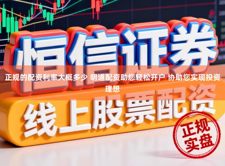 正规的配资利率大概多少 明道配资助您轻松开户 协助您实现投资理想