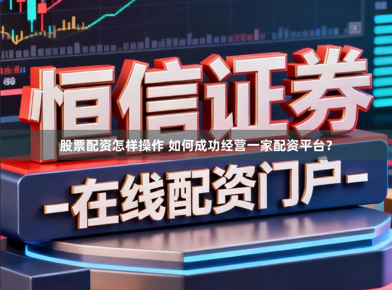 股票配资怎样操作 如何成功经营一家配资平台？
